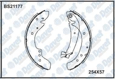 BESER BS21177 Fren Balatasi Ark Pabuclu Ducato- Boxer- Jumper 1400kg Mini
